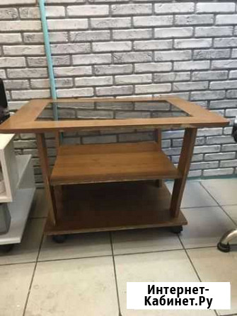 Журнальный столик на колесах бу Мурманск - изображение 1