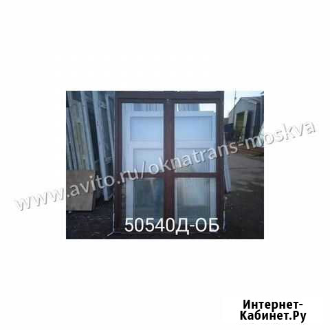 Двери пластиковые Б/У 2200(В) Х 1760(Ш) балконные Москва - изображение 1