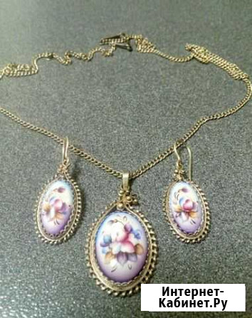 Гарнитур Серенада ростовская финифть Москва - изображение 1