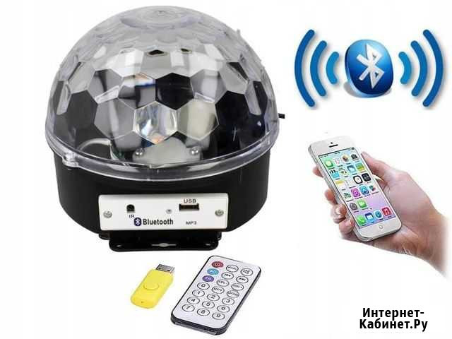 Диско-шар+пульт+USB с блютусом Волгоград - изображение 1