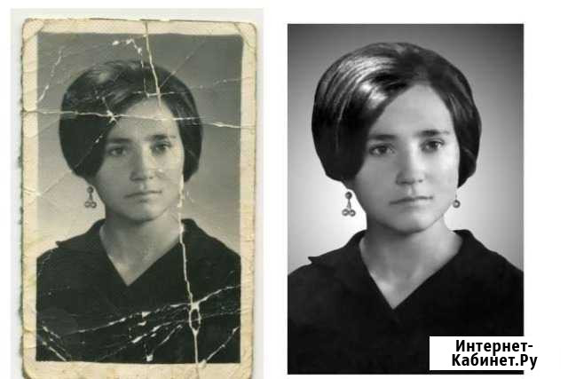 Восстановление старых, военных фотографий Ефимовский - изображение 1