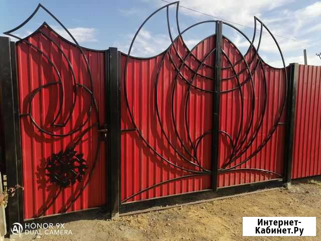 Ворота кованые Карталы - изображение 1
