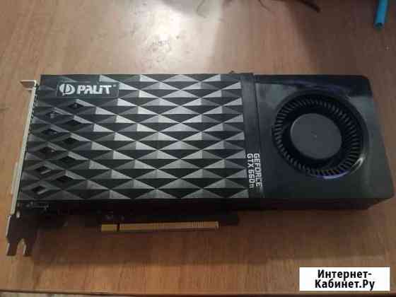 Видеокарта нерабочая, 660 ti 2gb Краснодар
