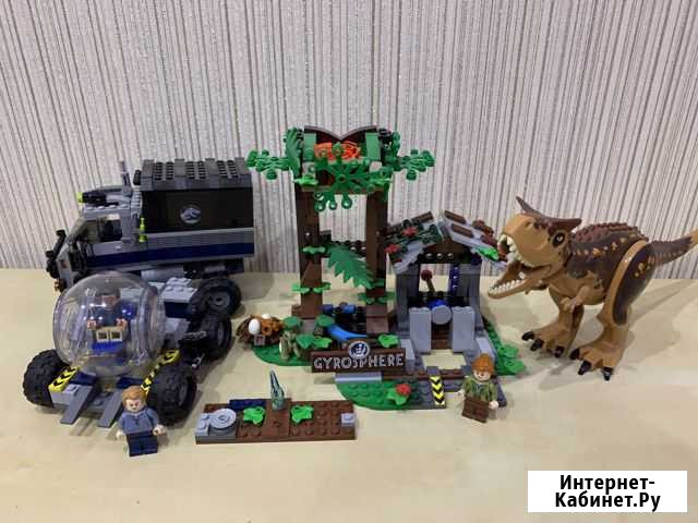 Контруктор Lego Jurassic World Побег в гидросфере Тюмень - изображение 1