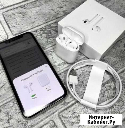 AirPods 2 рст R-setting Барнаул - изображение 1