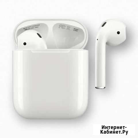 Airpods 2 с беспроводной зарядкой Омск - изображение 1