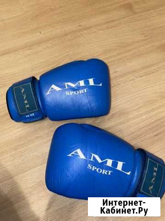Боксерские перчатки AML 10oz Санкт-Петербург - изображение 1