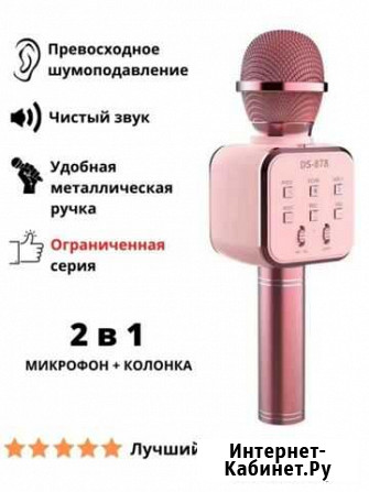 Караоке микрофон беспроводной bluetooth ds-878 Санкт-Петербург - изображение 1