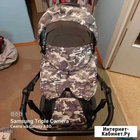 Коляска 2 в 1 эко кожа Братск - изображение 1