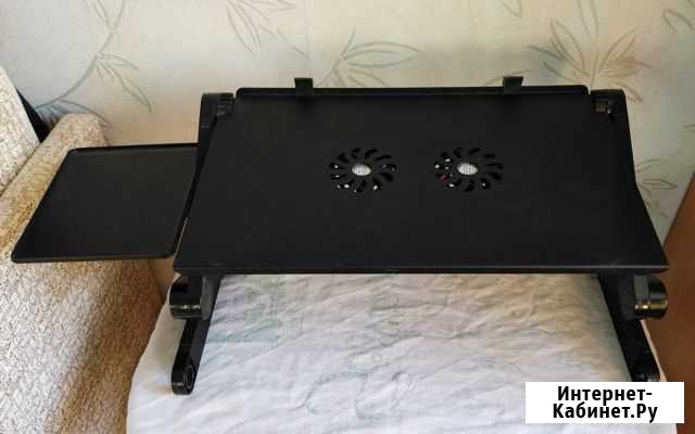 Столик для ноутбука Laptop table T8 с вентиляторам Саратов - изображение 1