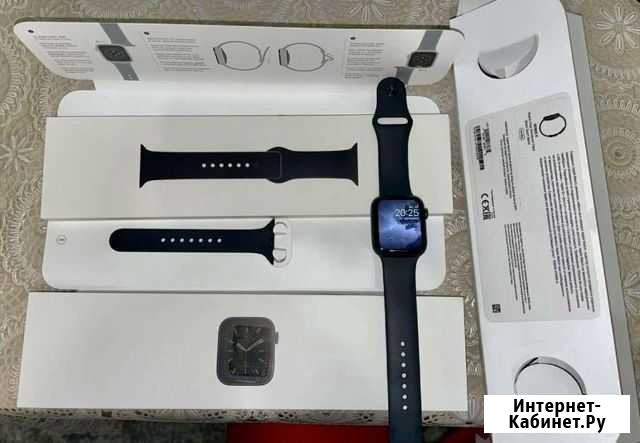 Смарт часы apple watch 7 “светло-черные» Кемерово - изображение 1