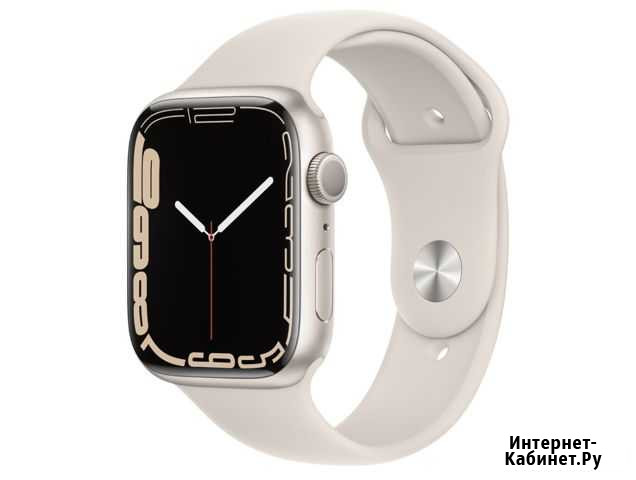 Apple Watch Series 7 GPS 45мм White новые Чебоксары - изображение 1
