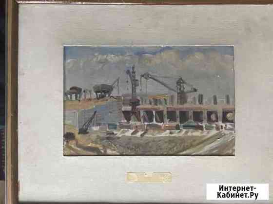 Картина 1962 года,холст,масло Барнаул