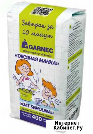 Крупка Овсяная манка Гарнец 400 г Ставрополь - изображение 1