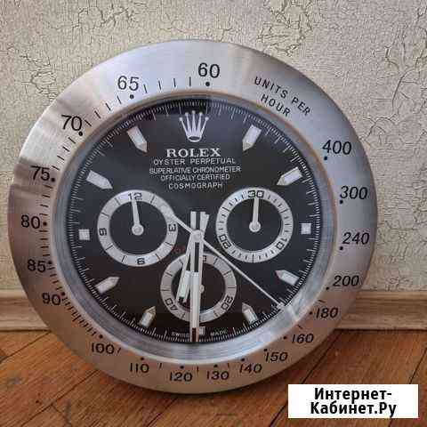Часы настенные Rolex Daytona черные Москва