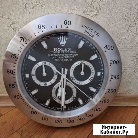 Часы настенные Rolex Daytona черные Москва - изображение 1