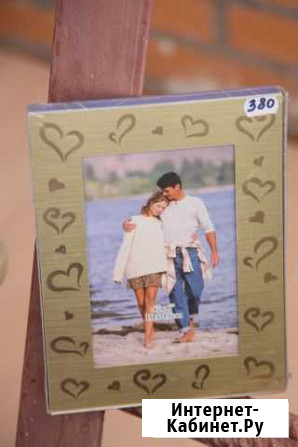 Фоторамка металл для влюбленных 10х15 см Красноярск - изображение 1