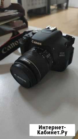 Зеркальный фотоаппарат canon 600d Нижневартовск - изображение 1