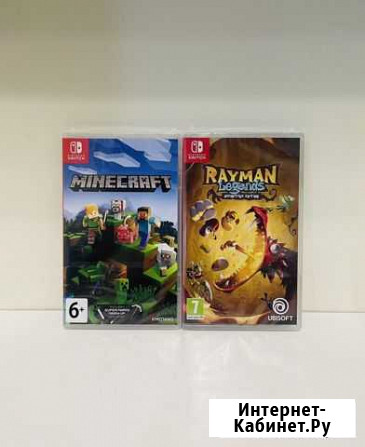 Minecraft Rayman legends nintendo switch новые Иваново - изображение 1