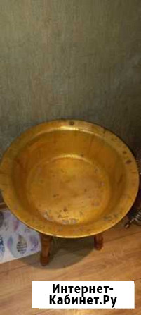 Латунный таз старинный Ярославль - изображение 1