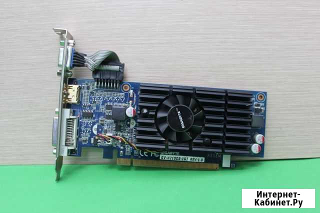 Gigabyte GeForce 210 1Gb DDR3 hdmi GV-N210D3-1GI Омск - изображение 1