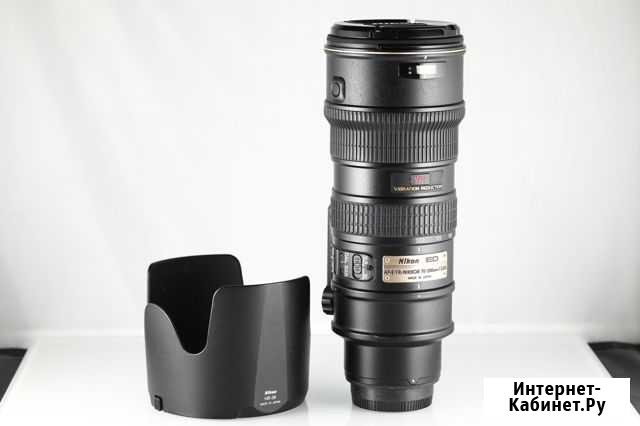 Объектив Nikon ED AF-S VR-Nikkor 70-200mm 1:2.8G Кострома - изображение 1