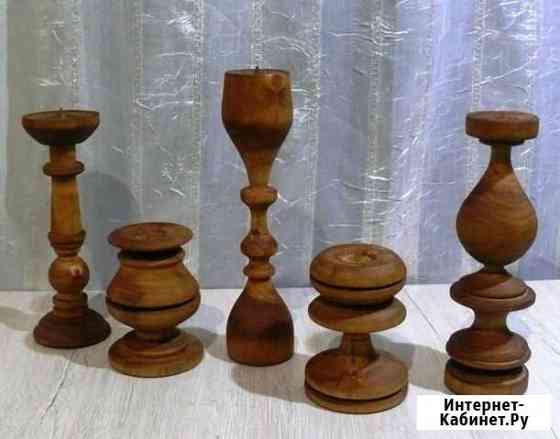 Подсвечники из дерева Томск