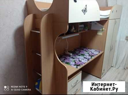 Двухъярусная кровать с письменным столом Приволжск - изображение 1