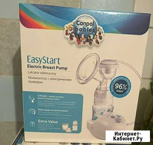 Молокоотсос электрический новый canpol babies easy Красногорск - изображение 1
