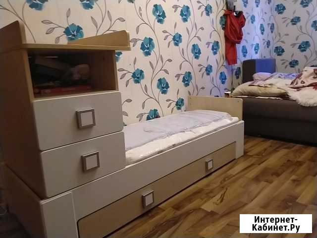 Кроватка трансформер с маятником + матрац скв8 Щеглово - изображение 1