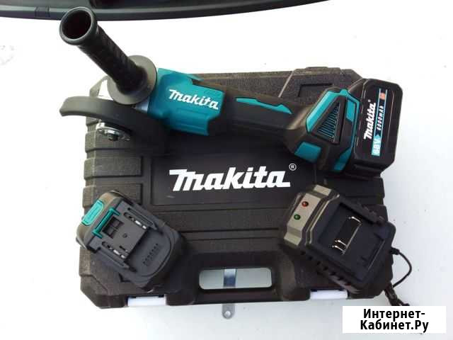 Аккумуляторная болгарка Makita 68V под диск 125 Хабаровск - изображение 1