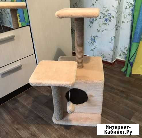 Домик для кошки с когтеточкой Шахты - изображение 1