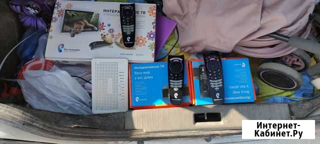 Тв приставка, Wi-Fi роутрер. От Ростелекома Первоуральск - изображение 1