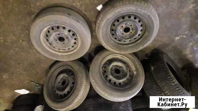 175/70 R14 kumho solus Лето Штампованные R14 pсd:4 Тула - изображение 1