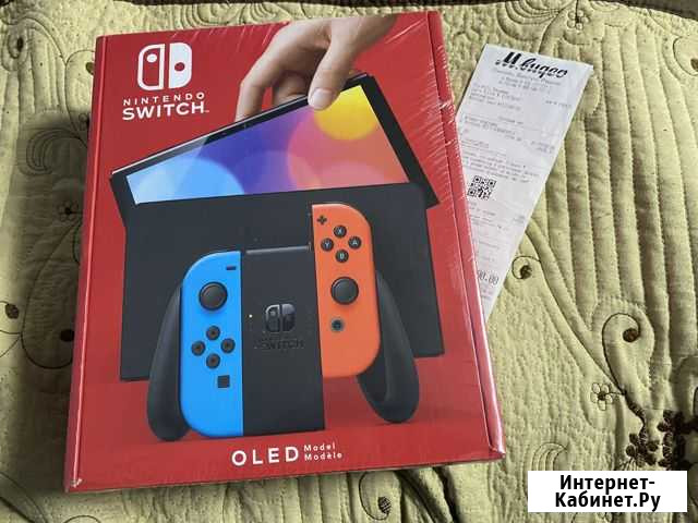 Nintendo Switch Oled 64Gb Neon (Новый) для Марины Владимир - изображение 1