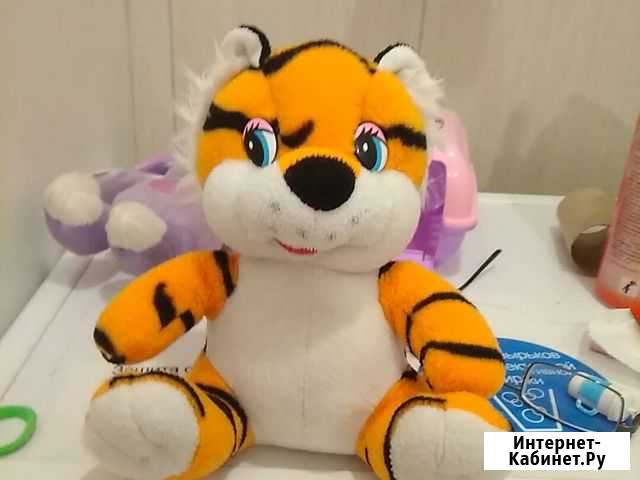 Мягкая игрушка. тигр новогодняя20см Красноярск - изображение 1