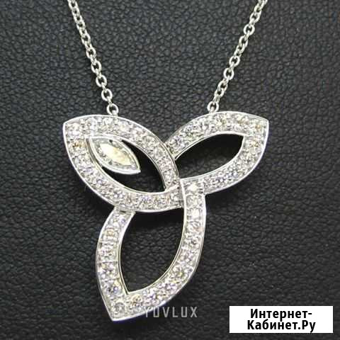 Золотое колье Harry Winston с бриллиантами 0.7 ct Москва - изображение 1