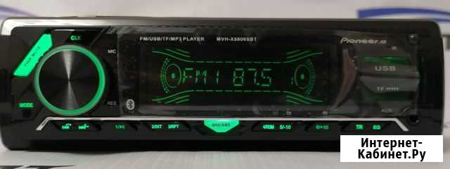 Магнитола с блютузом Pioneer MVH-X5806SBT Курск - изображение 1
