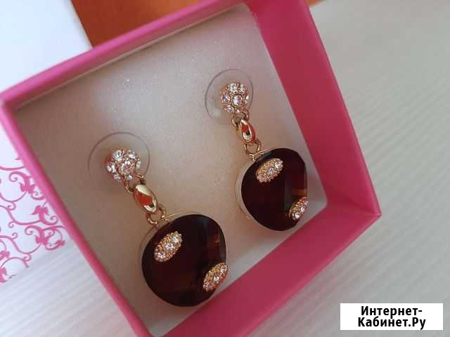 Изысканные серьги с кристаллами Swarovski Калининград - изображение 1