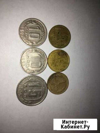 1 копейка 1928, 1937, 1946, 10 копеек 1952, 1957 Ижевск - изображение 1