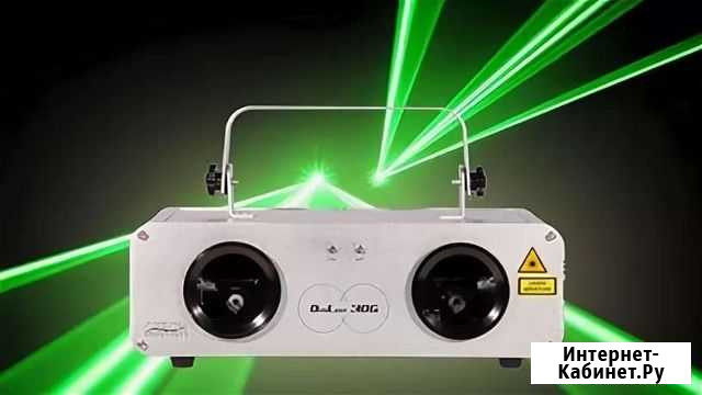 Лазер DuoLase G 60mW Mic DMX Светомузыка Pro LED Пермь - изображение 1
