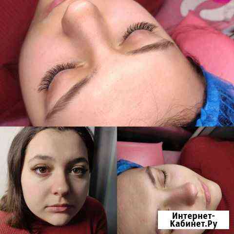 Наращивание ресниц на дому Москва