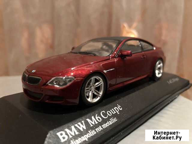 BMW M6 650i E63 Coupe 1:43 Minichamps Челябинск - изображение 1
