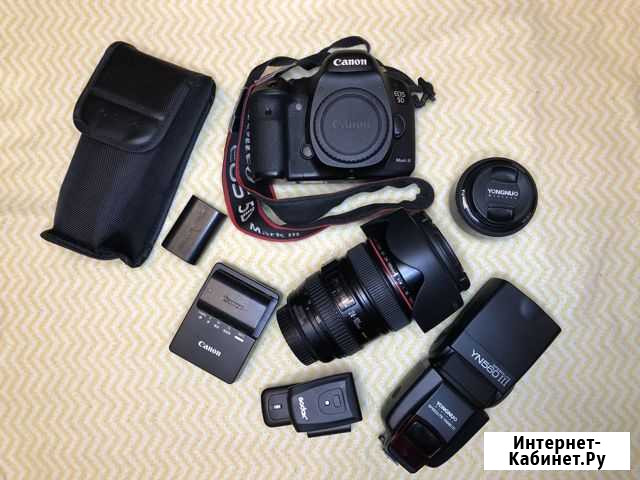 Фотоаппарат Canon 5d mark iii Омск - изображение 1