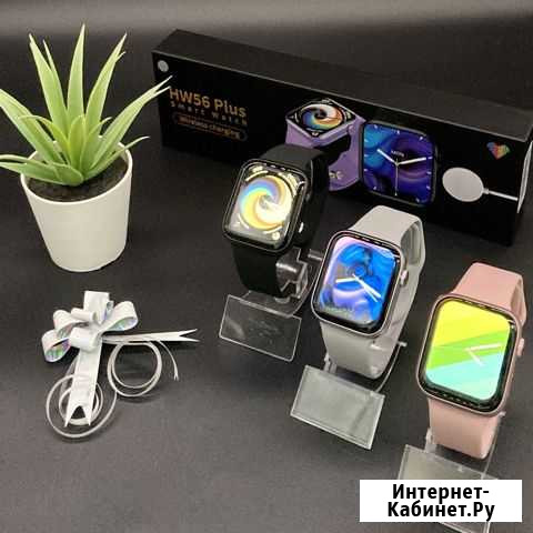 Смарт часы HW 56 Plus (новые) Владимир - изображение 1