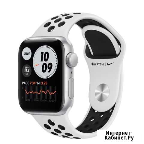 Apple Watch Nike SE 40мм Серебристого цвета Улан-Удэ - изображение 1