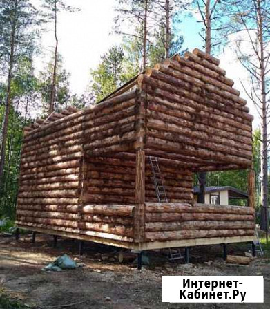 Сруб дома, бани 6х9м. Реальная цена с доставкой Янино-1 - изображение 1