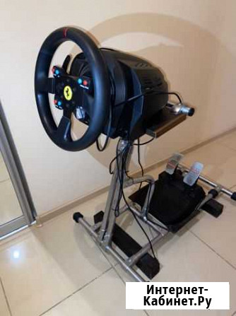 Руль thrustmaster t300 ferrari + стойка торг/обмен Москва - изображение 1