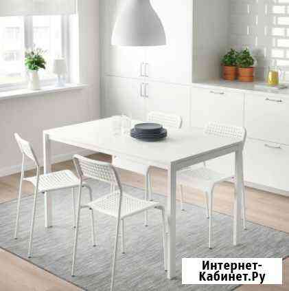 Стол Икеа белый 125/75 IKEA Красноярск