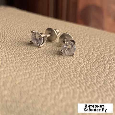 Серьги гвоздики серебро Калининград - изображение 1